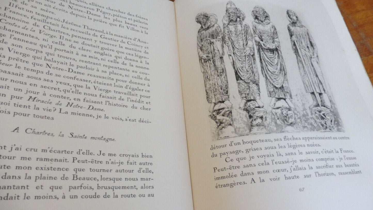 La Cathédrale de Chartres (Louis Gillet) 1929 illus. Henri Le Riche