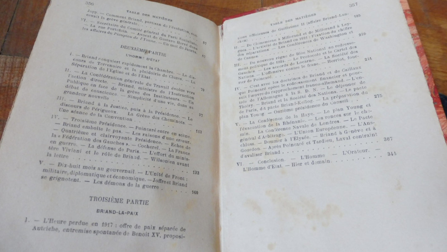 Aristide Briand (Victor Margueritte) 1932