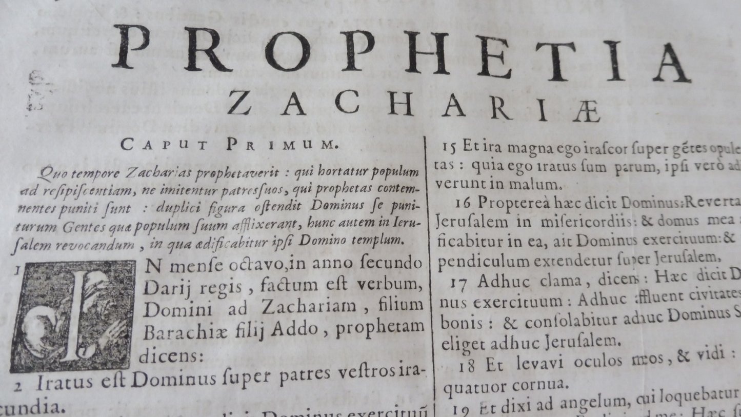 Biblia sacra vulgatae editionis 1705 IN FOLIO