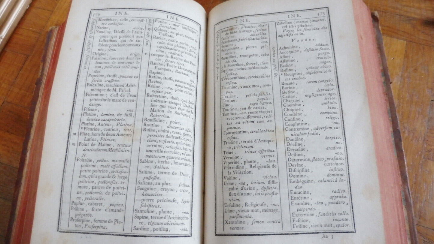 Dictionnaire de rimes (Richelet) 1781