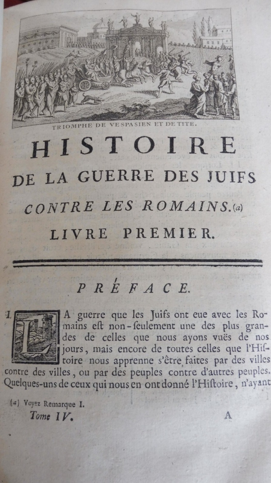 Nouvelle traduction de l'historien Joseph (Flavius Josephe) 1756-57 4/4