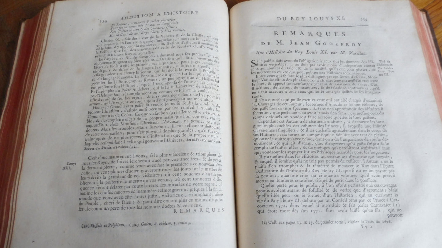 Mémoires de messire Philippe de Comines. T 2, 3 et 4 (Godefroy) 1747