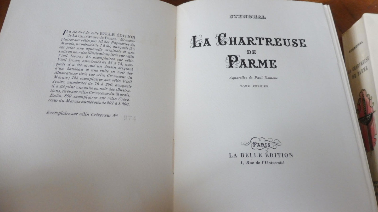 La Chartreuse de Parme (Stendhal) 1945 illus. Domenc 2/2