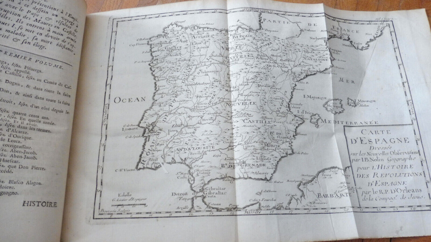 Histoire des révolutions d'Espagne (Joseph d'Orléans) 1734 3/3