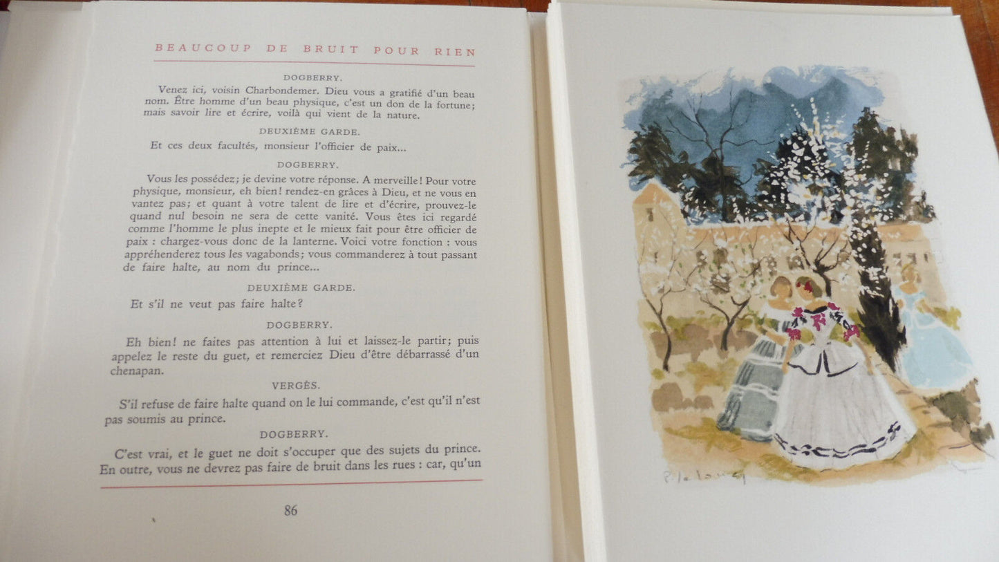 Beaucoup de bruit pour rien (Shakespeare) 1971 illus. Lelong