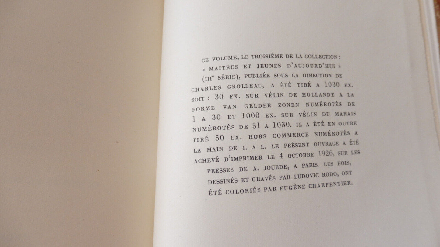 La Tristesse d'Elise (André Savignon) 1926 illus. Rodo VELIN