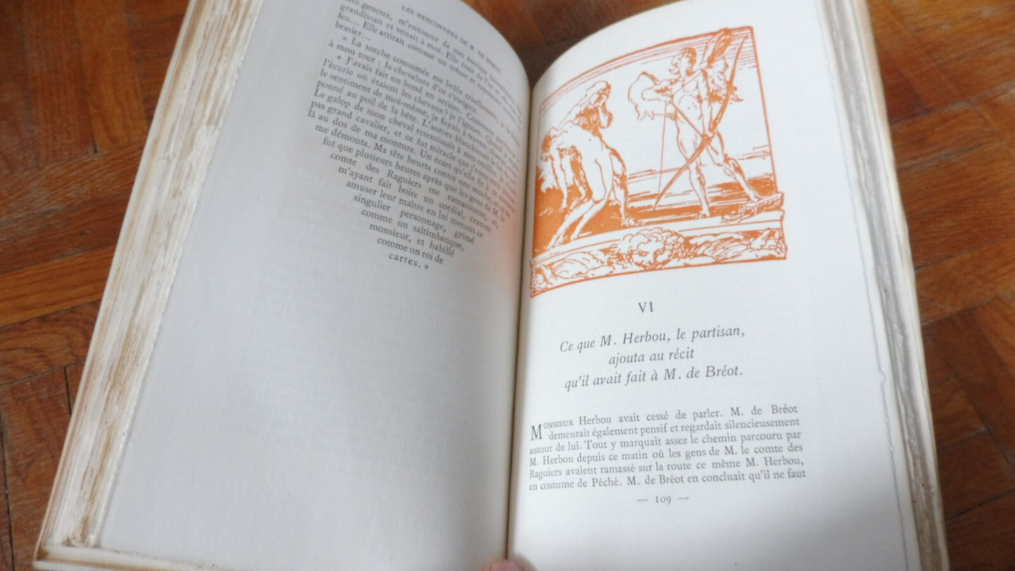 Les Rencontres de Monsieur Bréot (Henri de Régnier) 1922 illus. Cacan VELIN