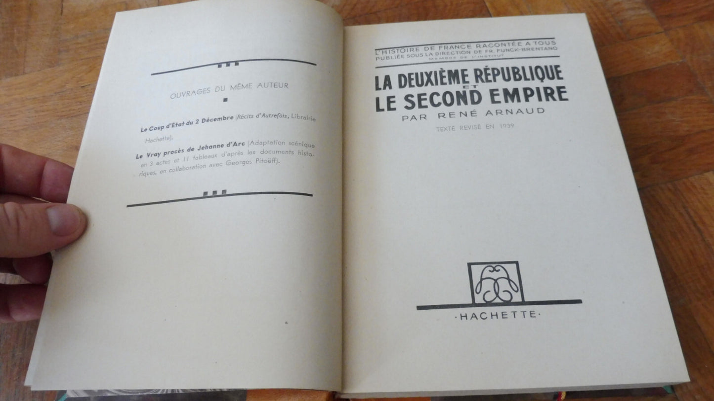 La Deuxième République et le Second Empire (René Arnaud) 1943