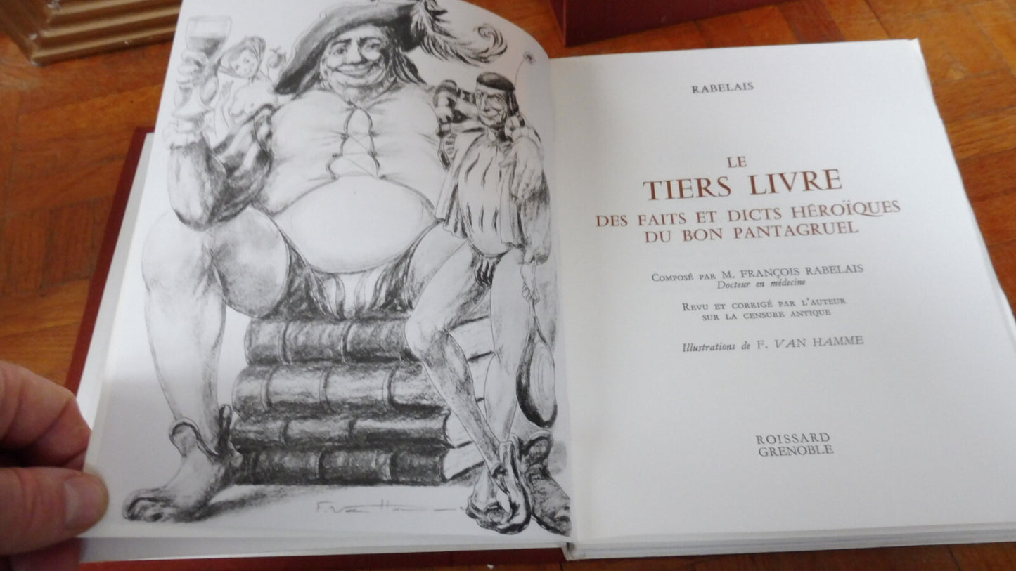 Le Tiers Livre (Rabelais) 1974 illus. Van Hamme NUMEROTE+SUITE