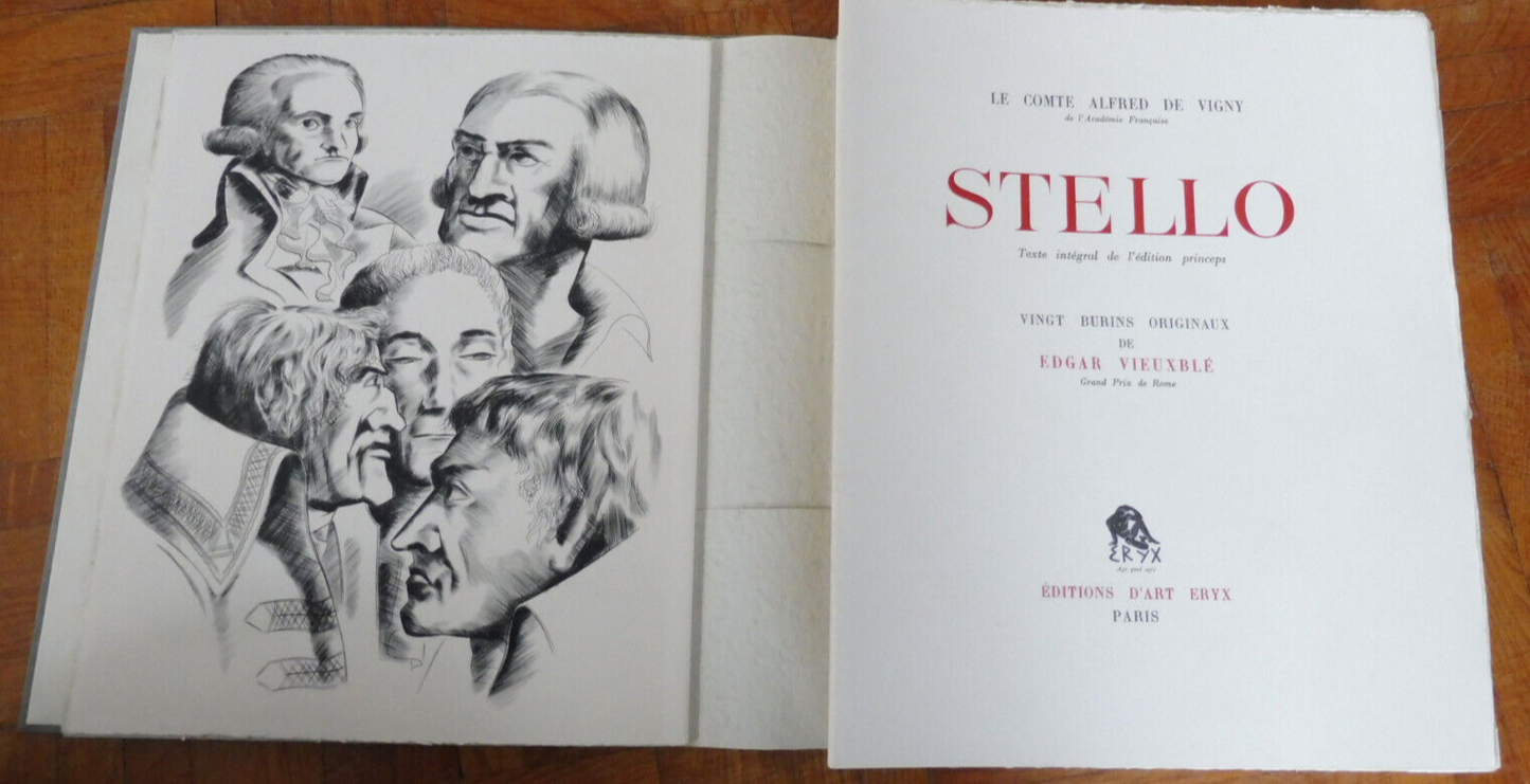Stello (Alfred De Vigny) 1953 illus. Vieuxblé