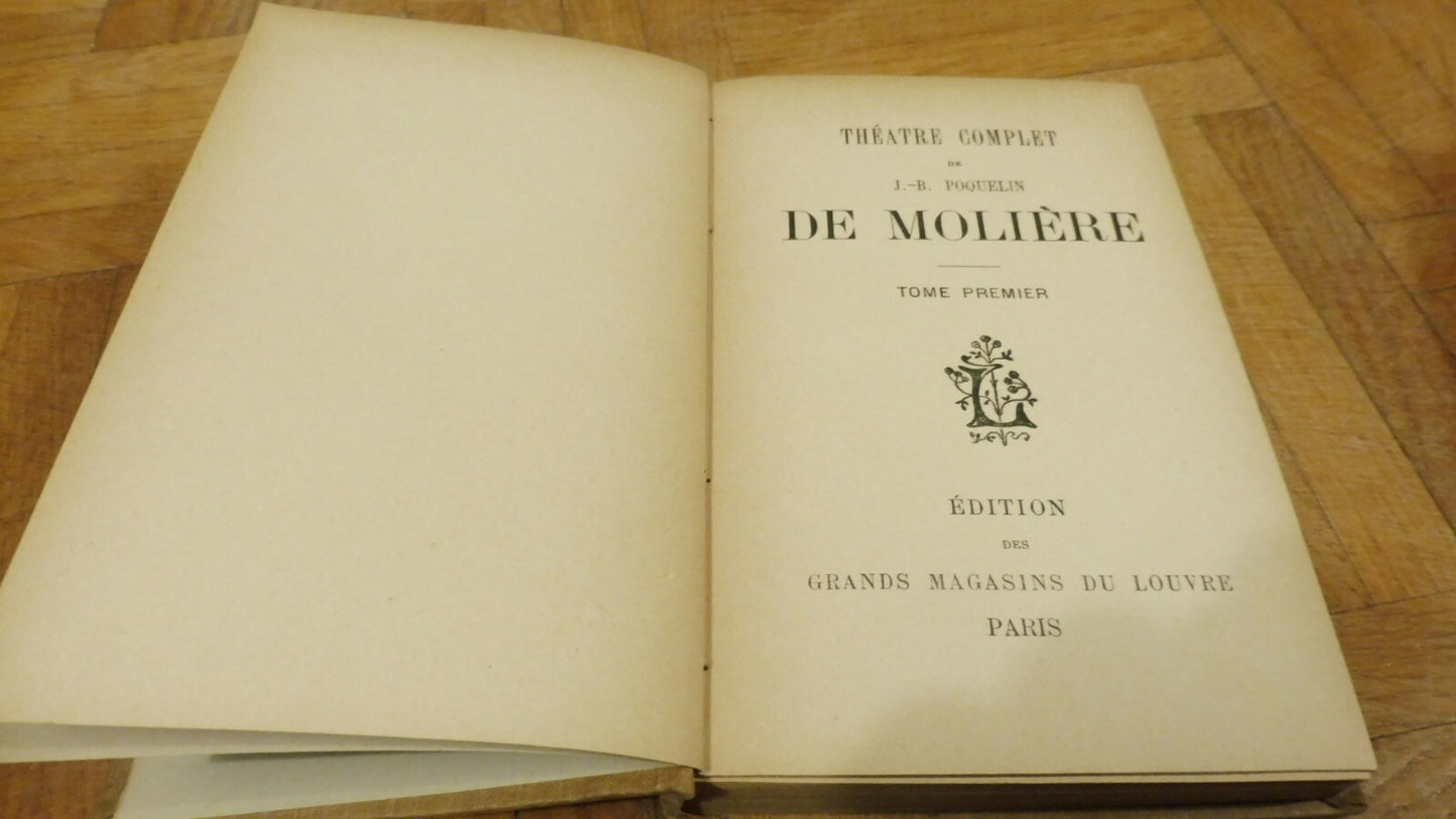 Théâtre de Molière 1911 3 vol.