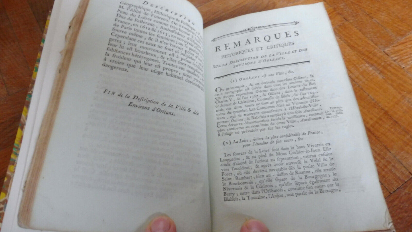 Essais historiques sur Orléans (C. N. Beauvais de Préau) 1778