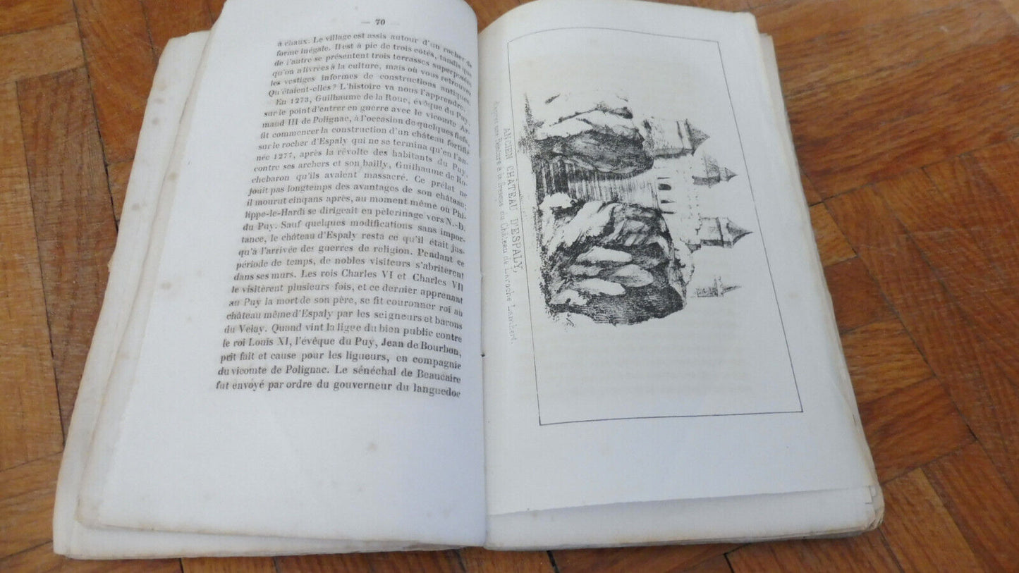Guide du touriste à Notre-Dame du Puy (J.-A.-I. Decatin) 1860 PUY EN VELAY
