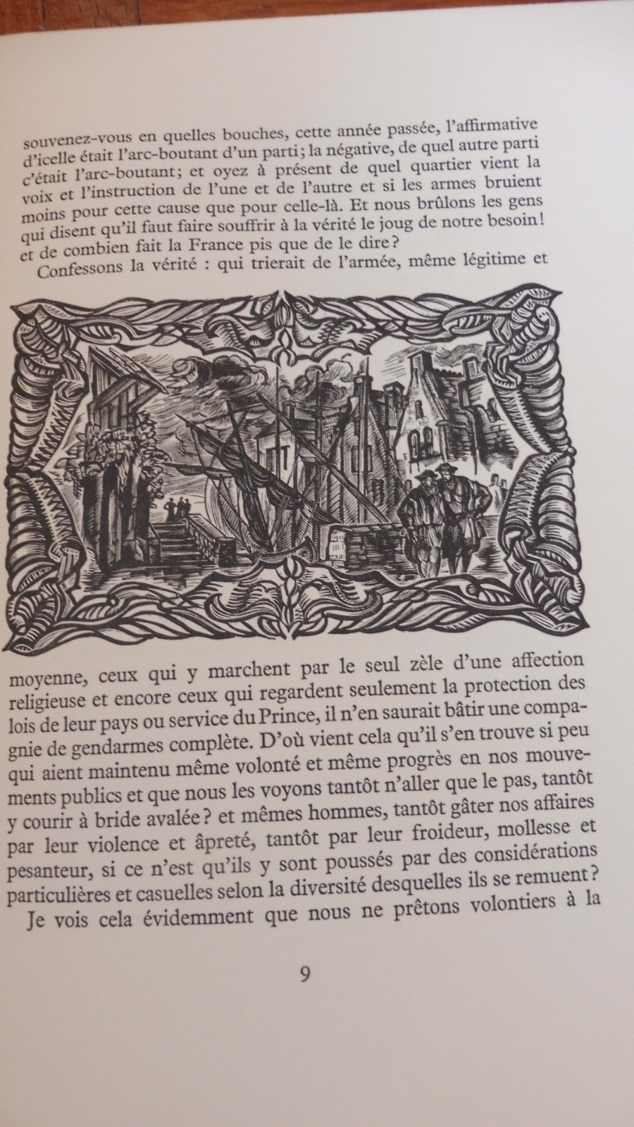 Les Essais (Montaigne) 1957 5/5 illus. Humbert ENVOI