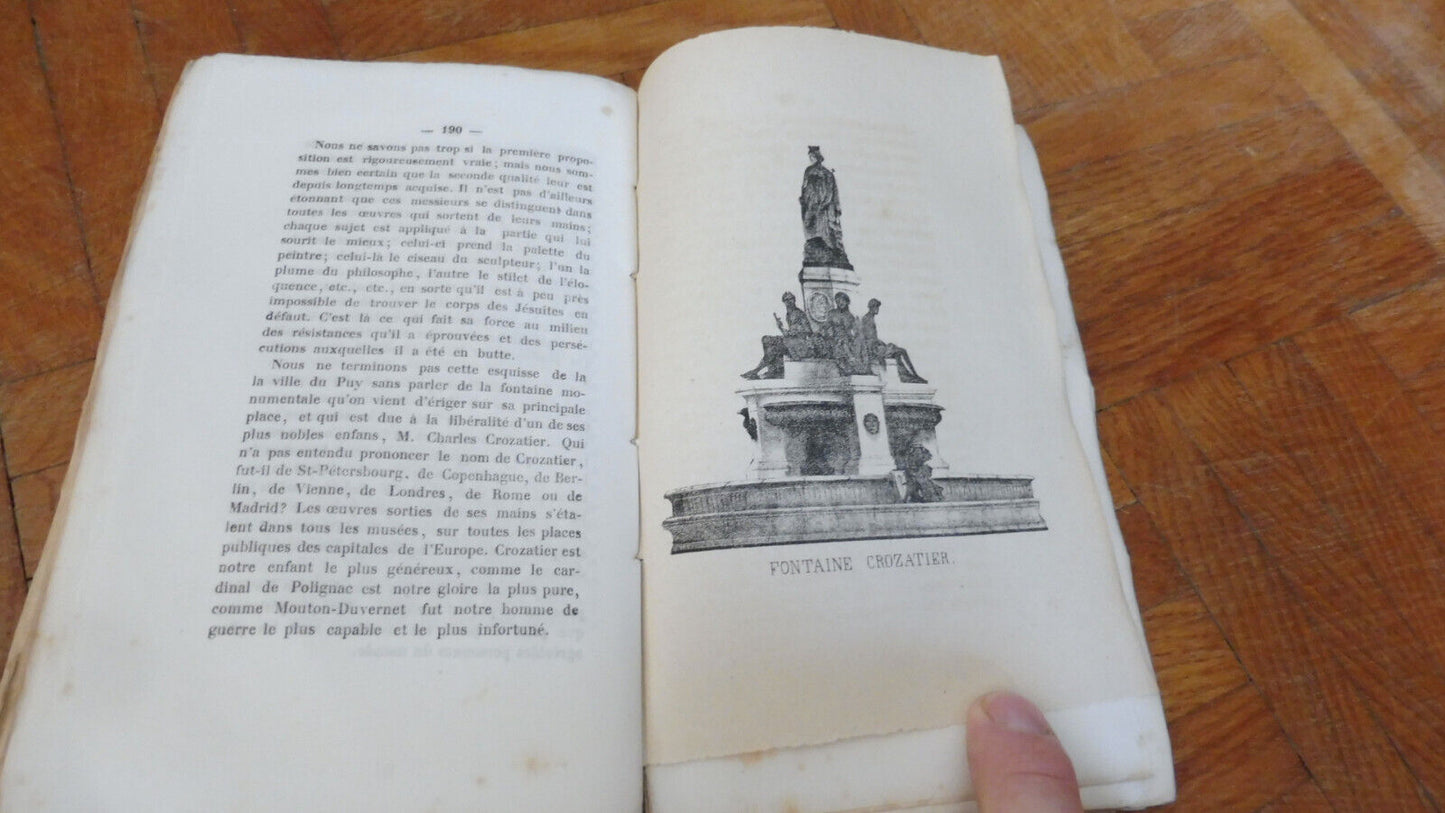 Guide du touriste à Notre-Dame du Puy (J.-A.-I. Decatin) 1860 PUY EN VELAY
