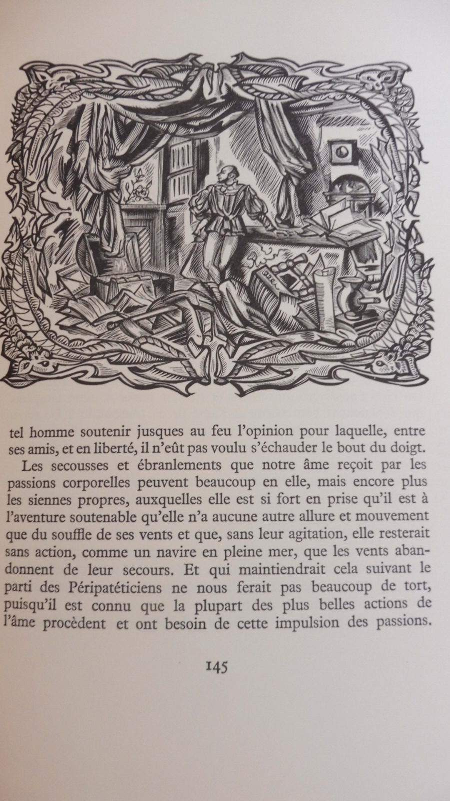 Les Essais (Montaigne) 1957 5/5 illus. Humbert ENVOI