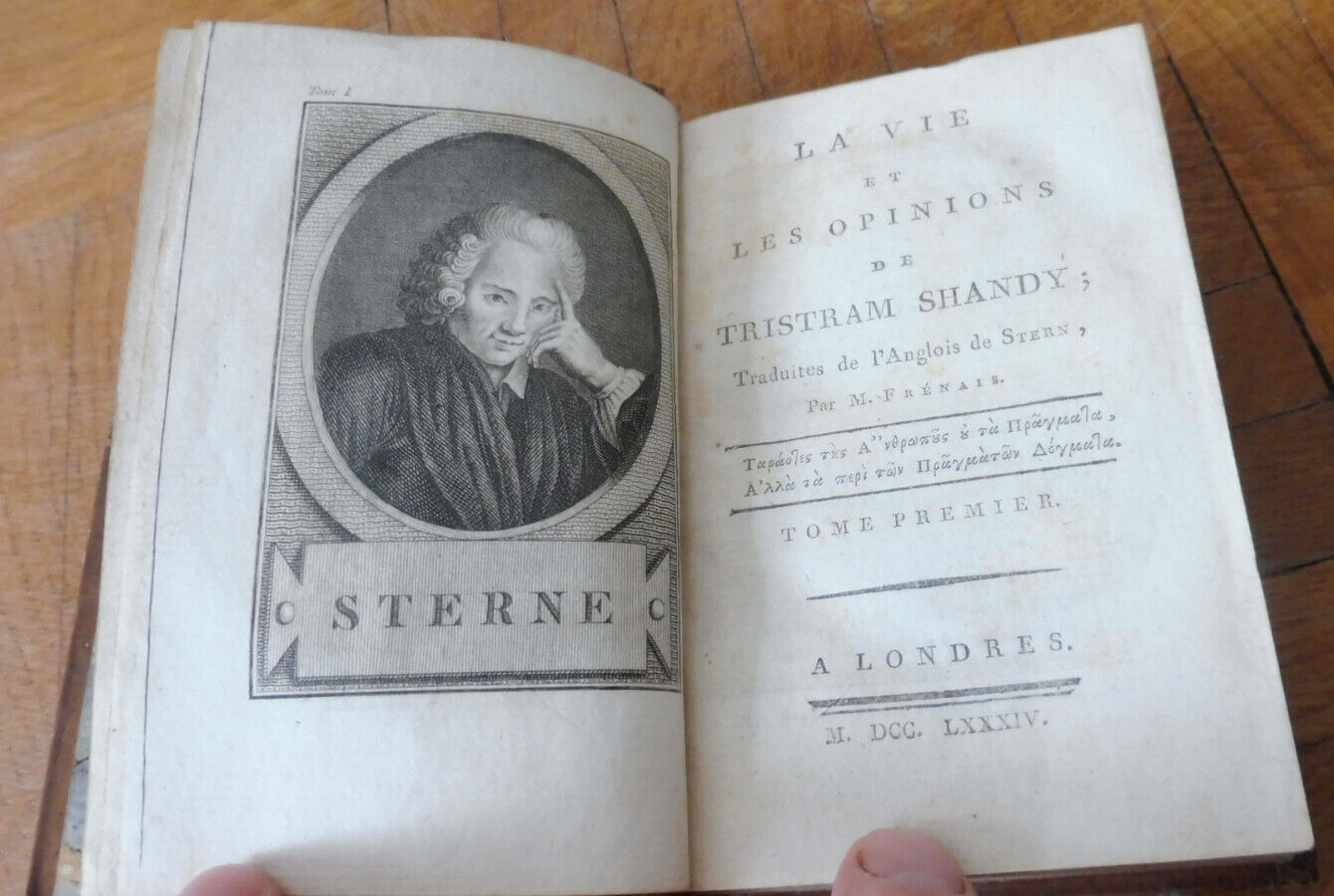La Vie et les opinions de Tristram Shandy (Laurence Sterne) 1784 3/3