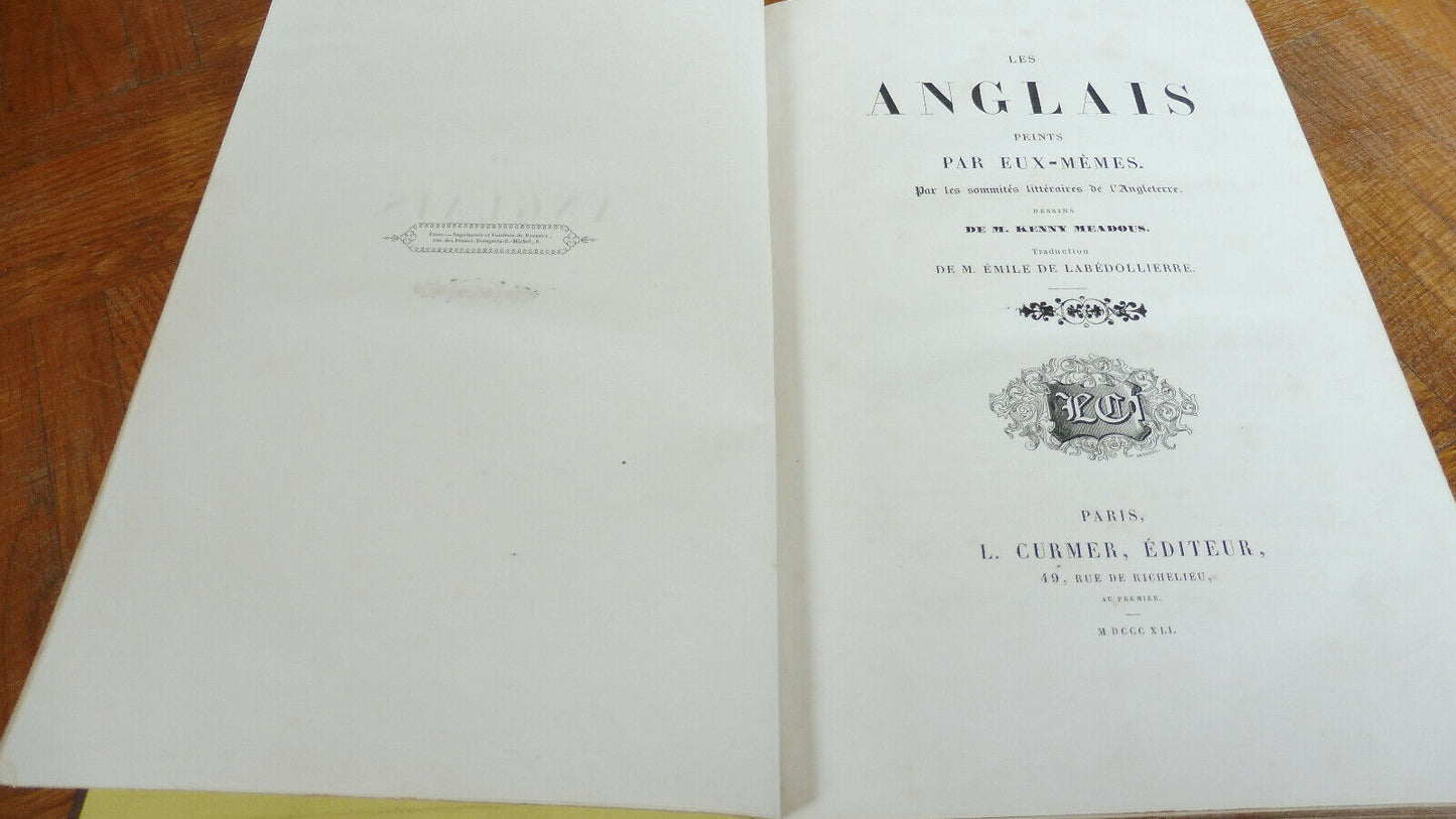 Les Anglais peints par eux-mêmes Illus. Meadous 1884