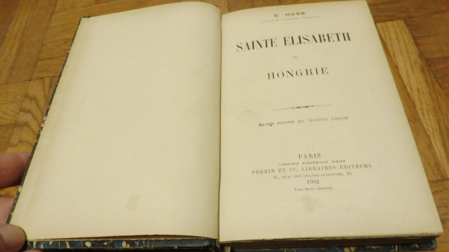 Sainte Elisabeth de Hongrie (E. Horn) 1902 EX LIBRIS