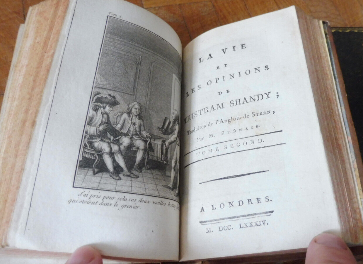 La Vie et les opinions de Tristram Shandy (Laurence Sterne) 1784 3/3