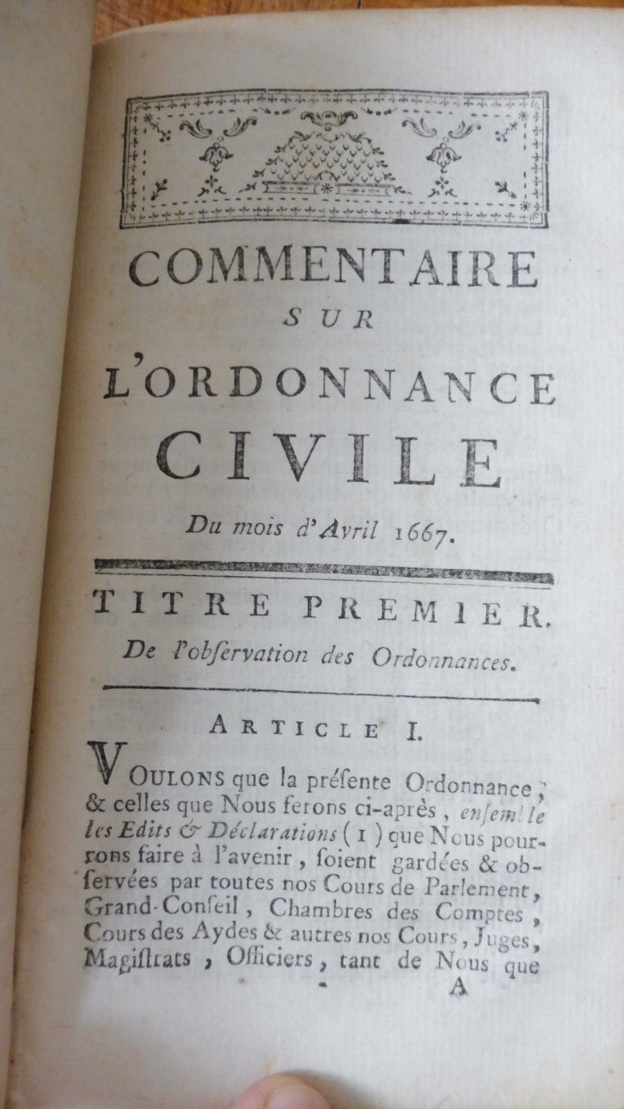 Nouveau commentaire sur l'ordonnance civile d'avril 1667 1767 2/2