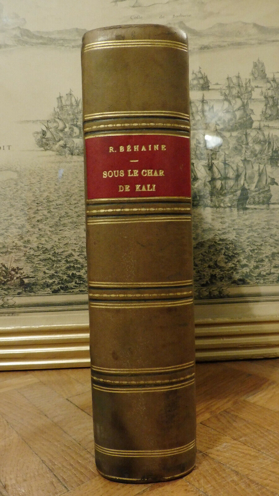 Sous le char de Kali (René Behaine) 1947 EO
