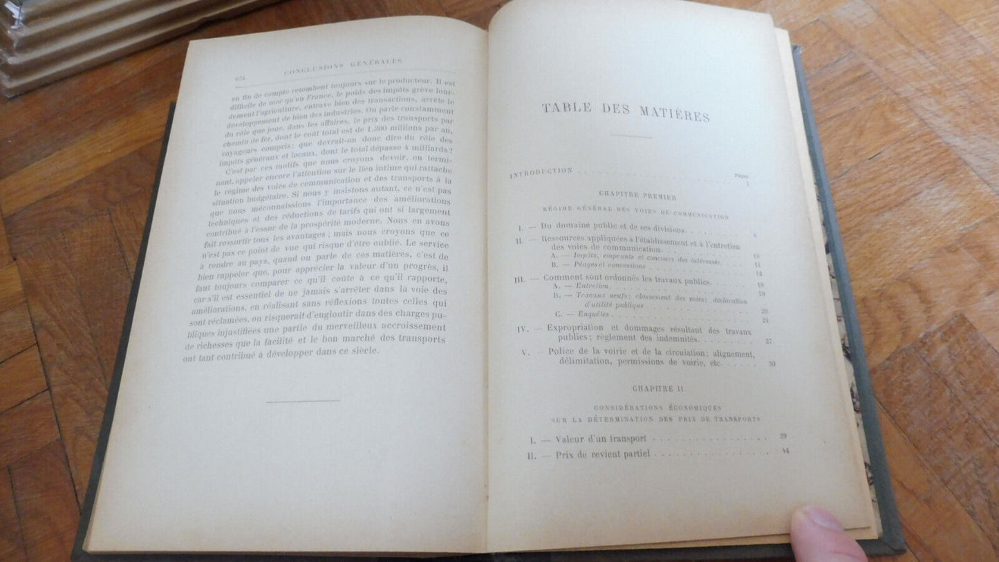 Transports et tarifs (C. Colson) 1898