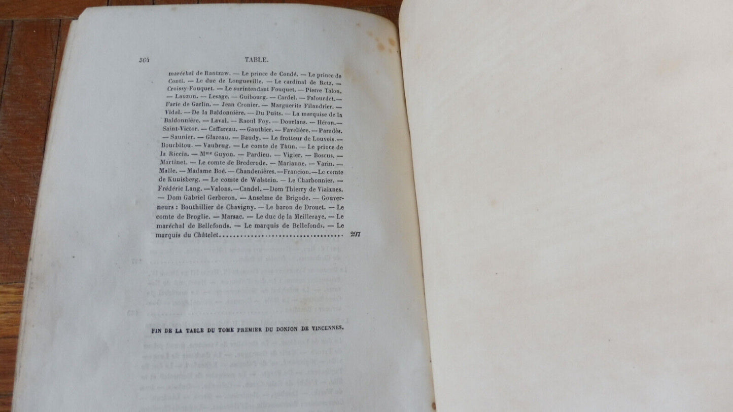 Le Donjon de Vincennes (Alboise & Maquet) 1844 2 vol.