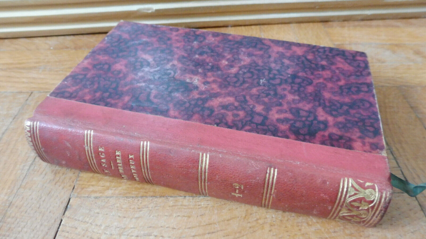 Le Diable boiteux (Le Sage) 1830 2 tomes en 1 vol. COMPLET