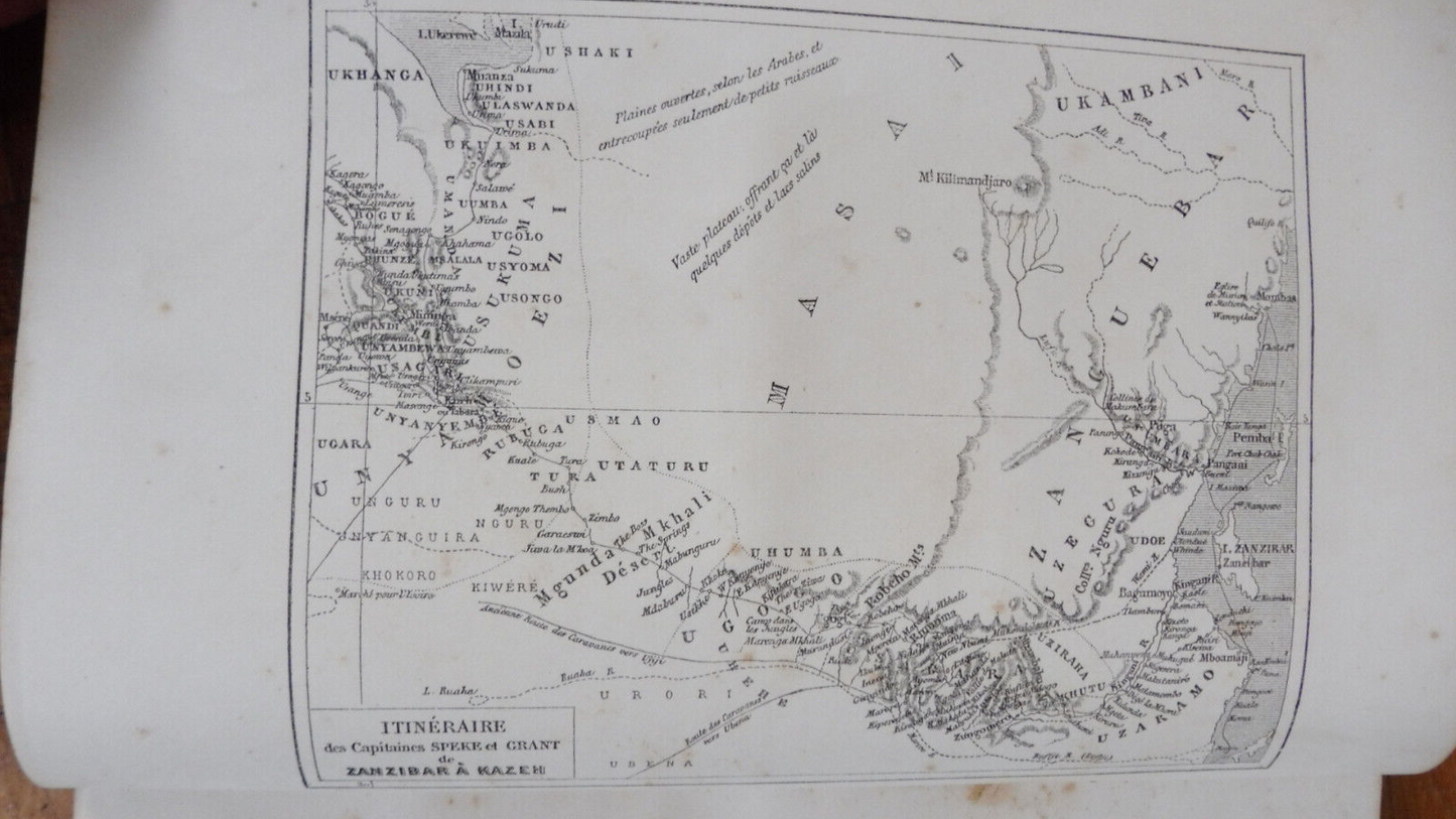 Les Sources du Nil. Journal de voyage (J. Hanning Speke) 1865