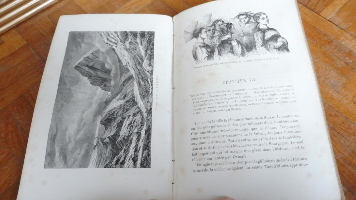 En Suisse le sac au dos (Albert Laporte) s.d.
