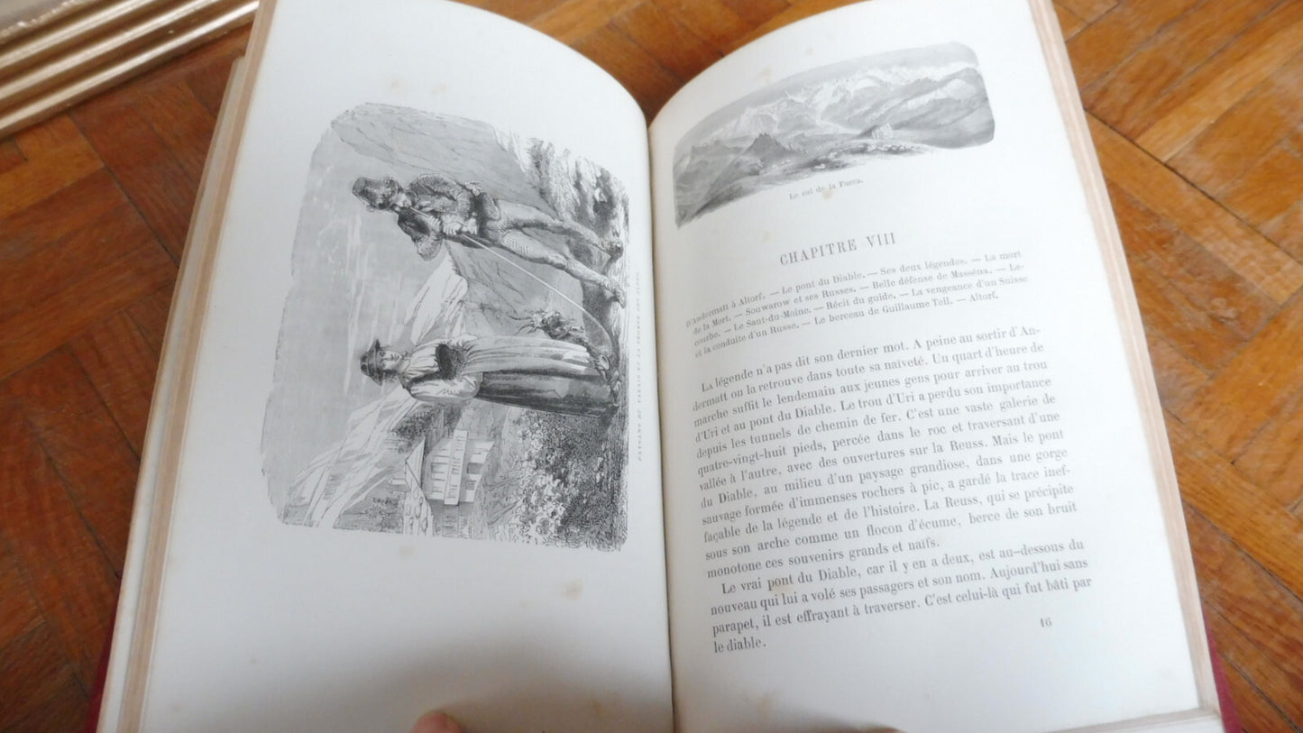 En Suisse le sac au dos (Albert Laporte) s.d.