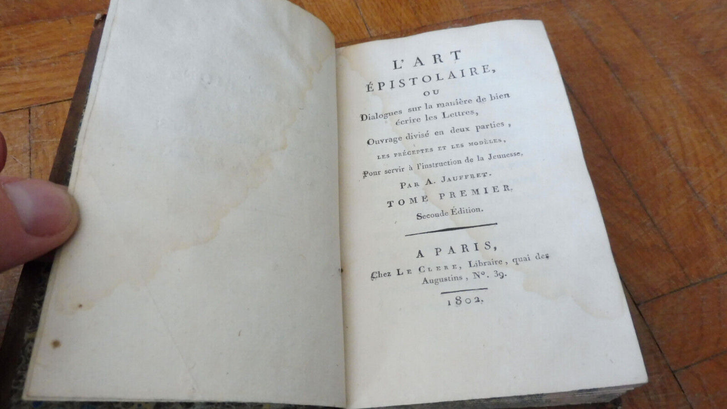 L'art épistolaire (A. Jauffret) 1802 3/3