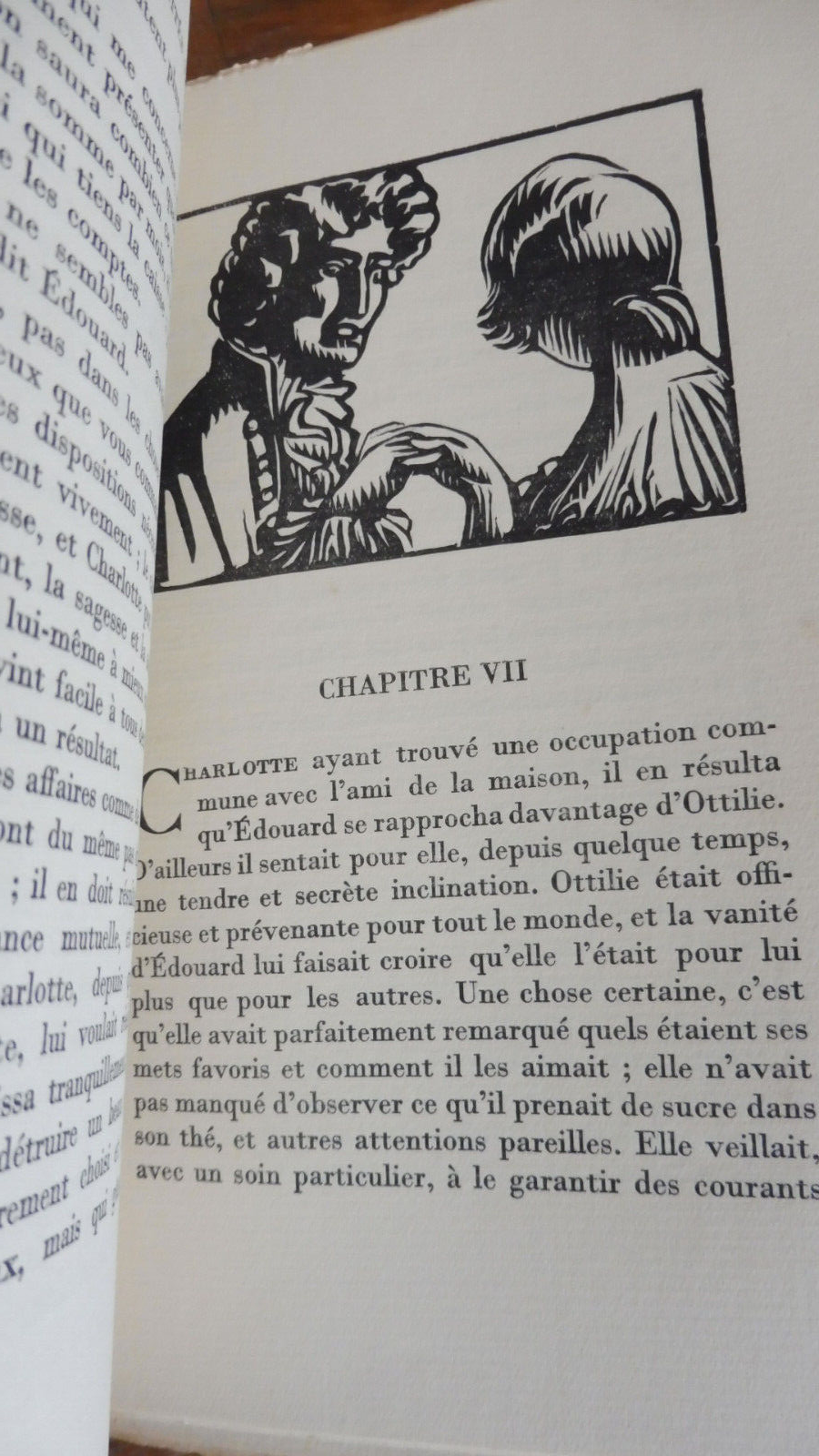 Les Affinités électives (Goethe) 1929 illus. Vibert 2/2 VELIN