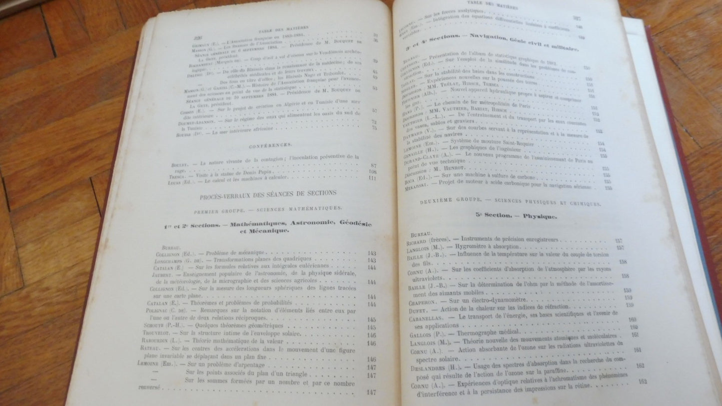 Association française pour l'avancée des sciences. 1884. 13e session. Blois 1885