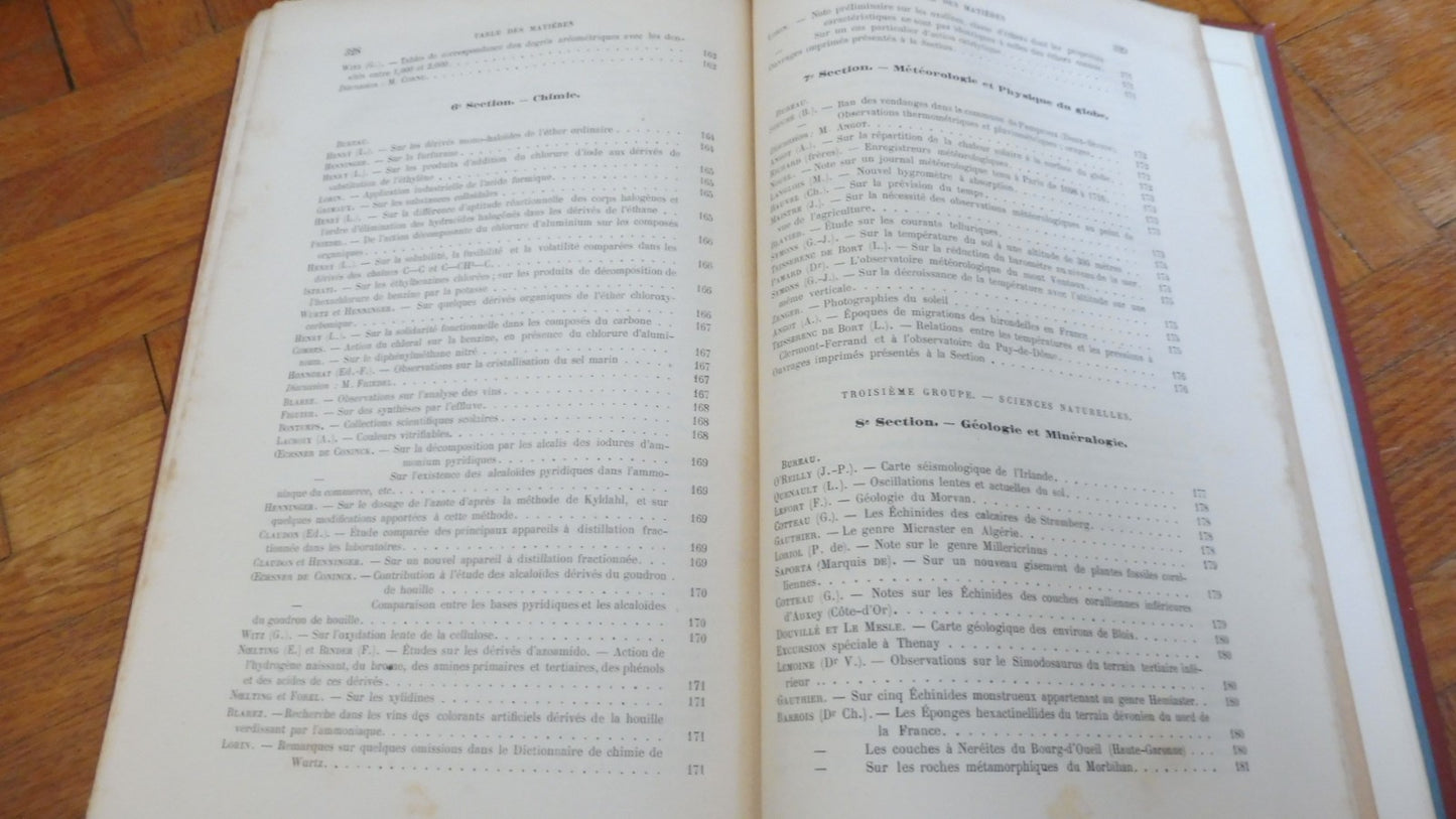 Association française pour l'avancée des sciences. 1884. 13e session. Blois 1885
