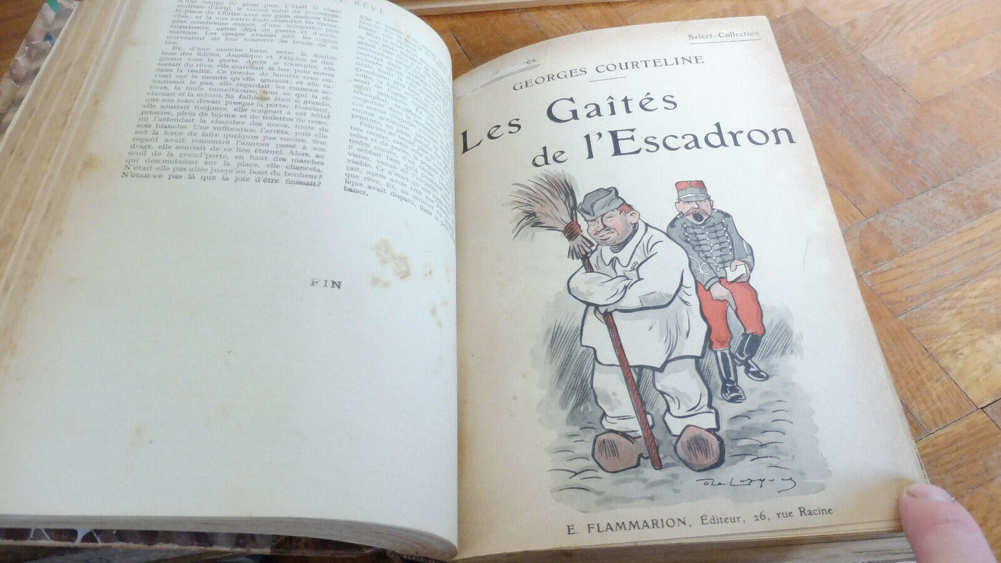 Contes et récits (Gautier, Daudet, Zola, Courteline...) 11 tomes en 1 gros vol.