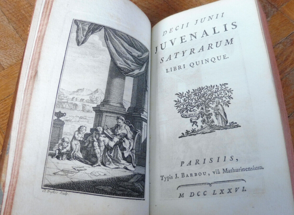 Auli Flacci Persii, D. Juvenalis et Sulpiciae Satyrarum (Persus, Juvénal) 1776