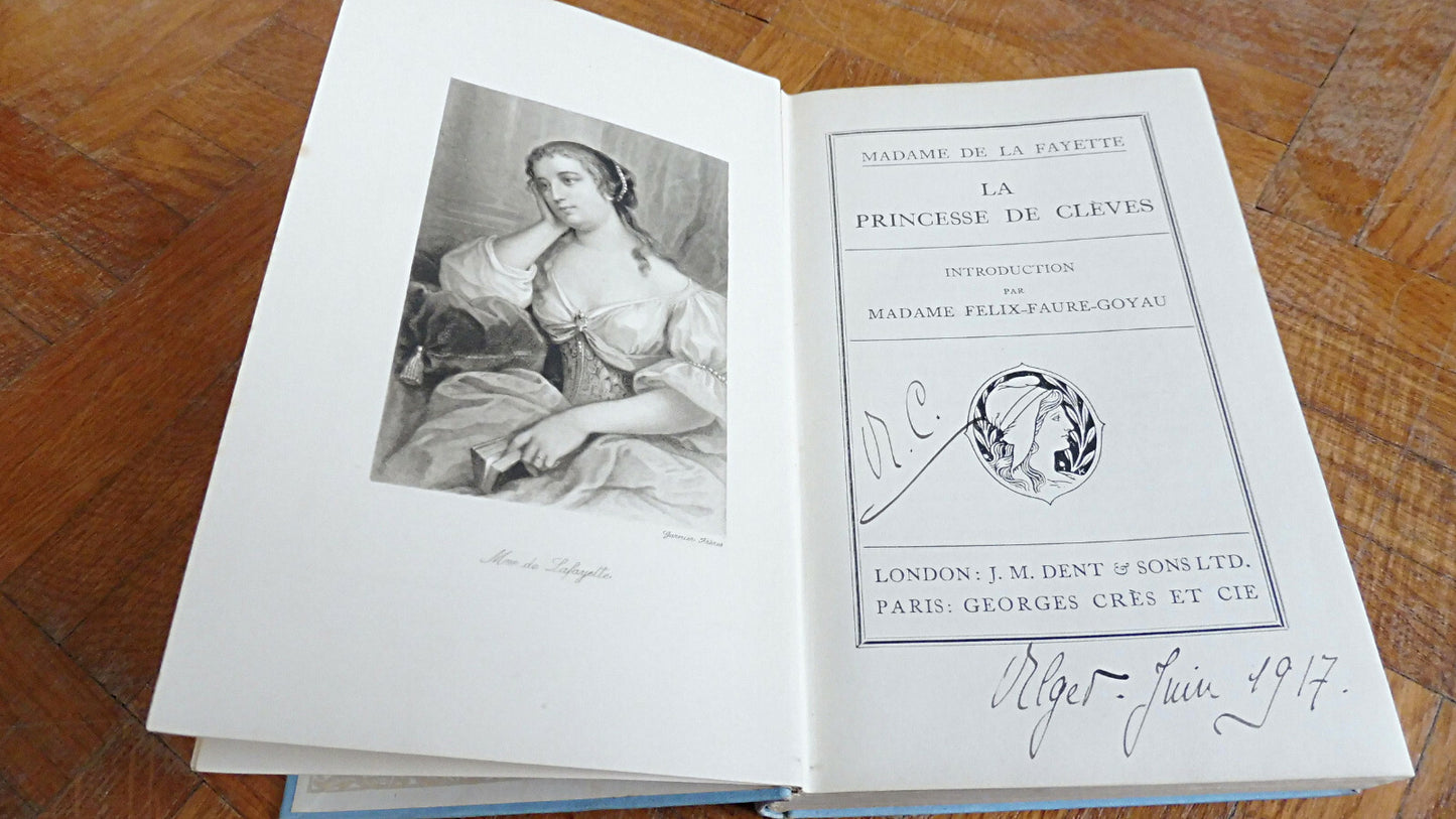 La Princesse de Clèves (Madame de la Fayette) s.d.