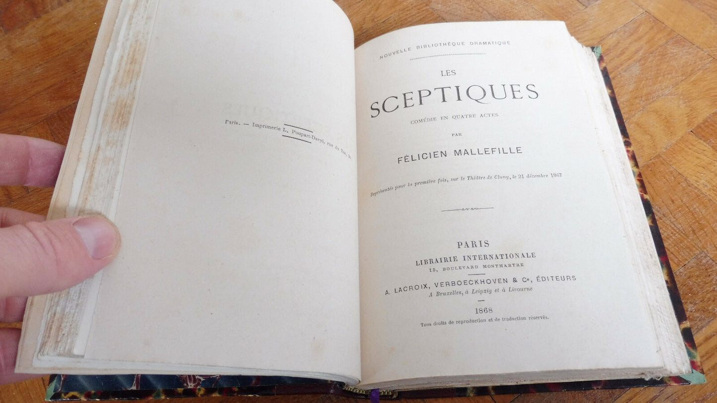 Plutus + Les Sceptiques + Les Inutiles (Millaud, Jollivet...) 3 tomes en 1 vol.