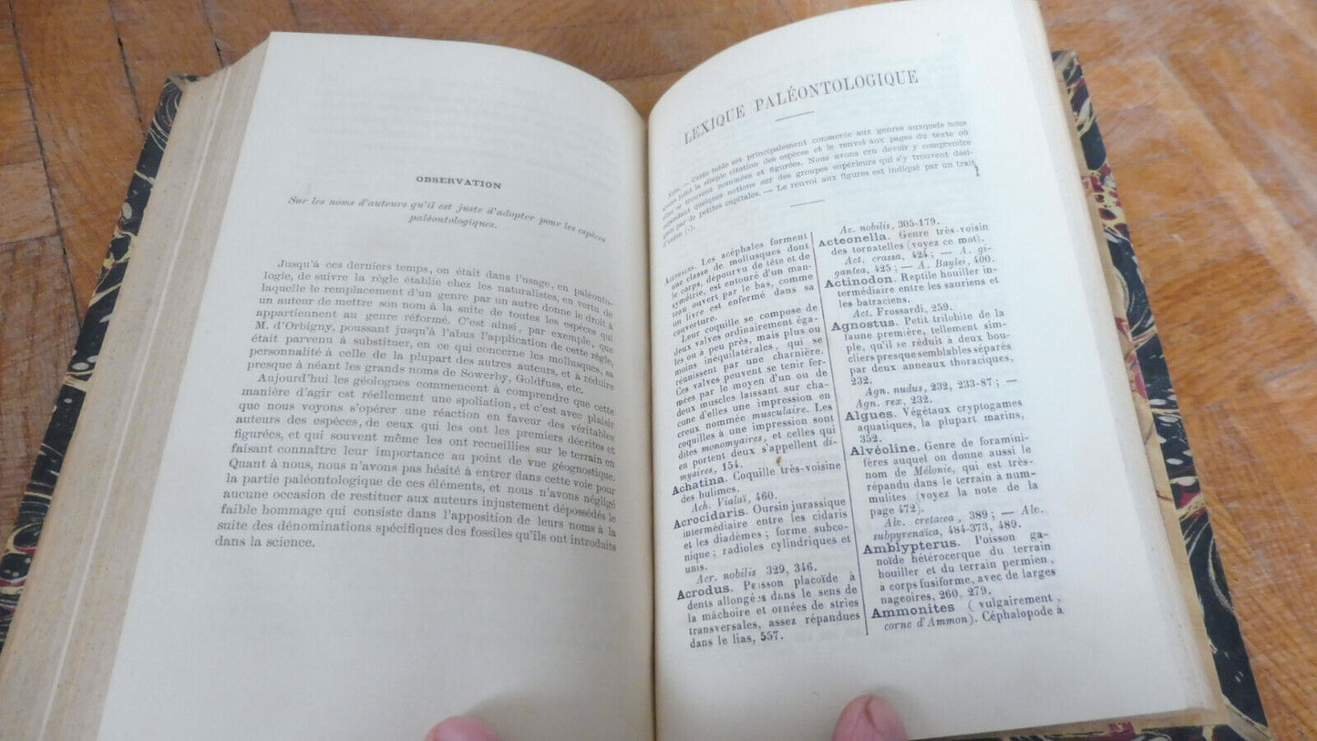 Eléments de géologie (A. Leymerie) 1878 PALEONTOLOGIE