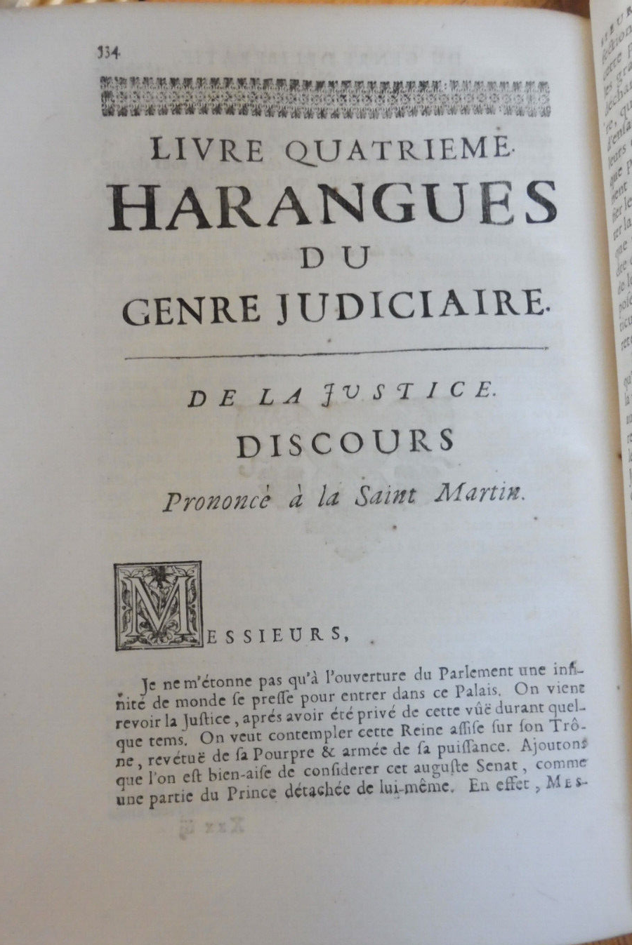 Harangues sur toutes sortes de sujets (Pierre Ortigue de Vaumorière) 1693