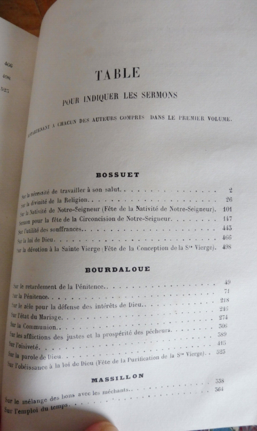 Instructions des grands prédicateurs (Bossuet, Massillon...) 1859 4/4