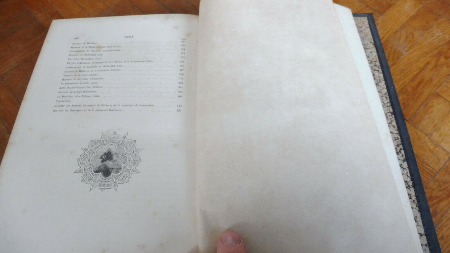 Les Mille et un jours, contes Persans, Turcs et Chinois s.d.