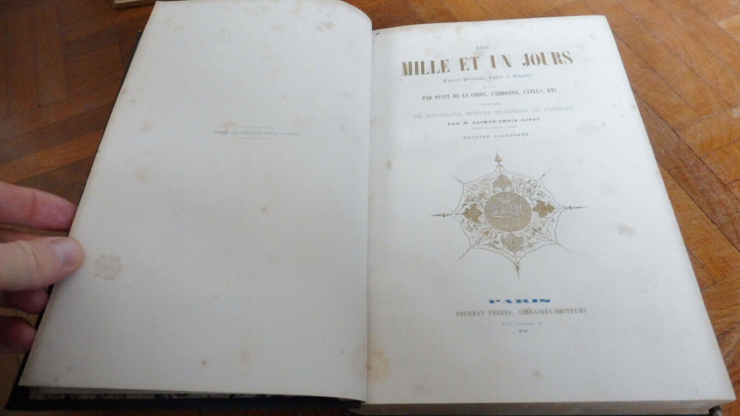 Les Mille et un jours, contes Persans, Turcs et Chinois s.d.