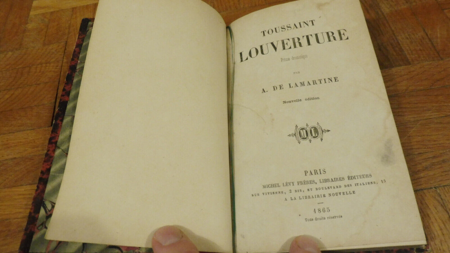 Toussaint Louverture (Lamartine) 1865