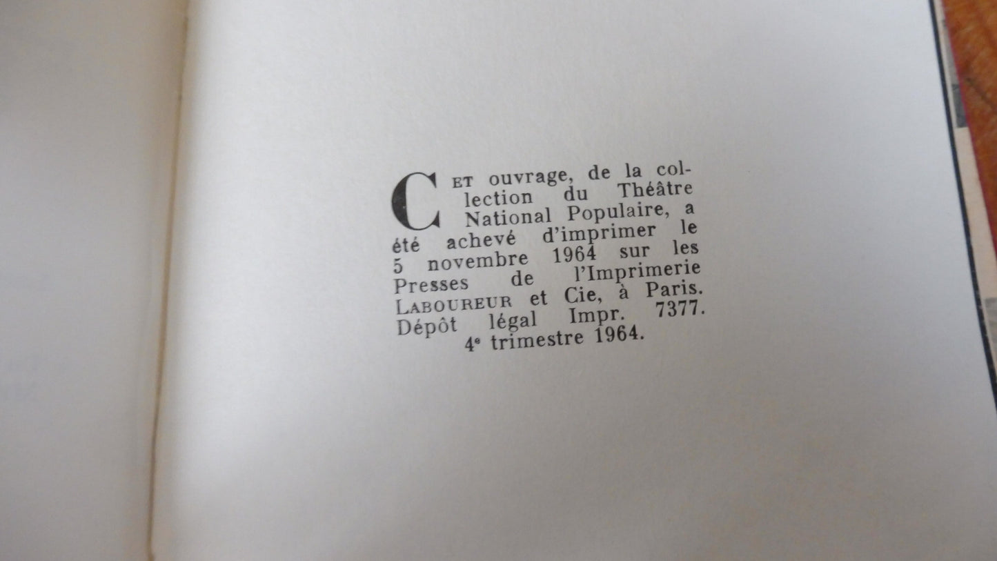 Maître Puntila et son valet Matti (Bertolt Brecht) 1964