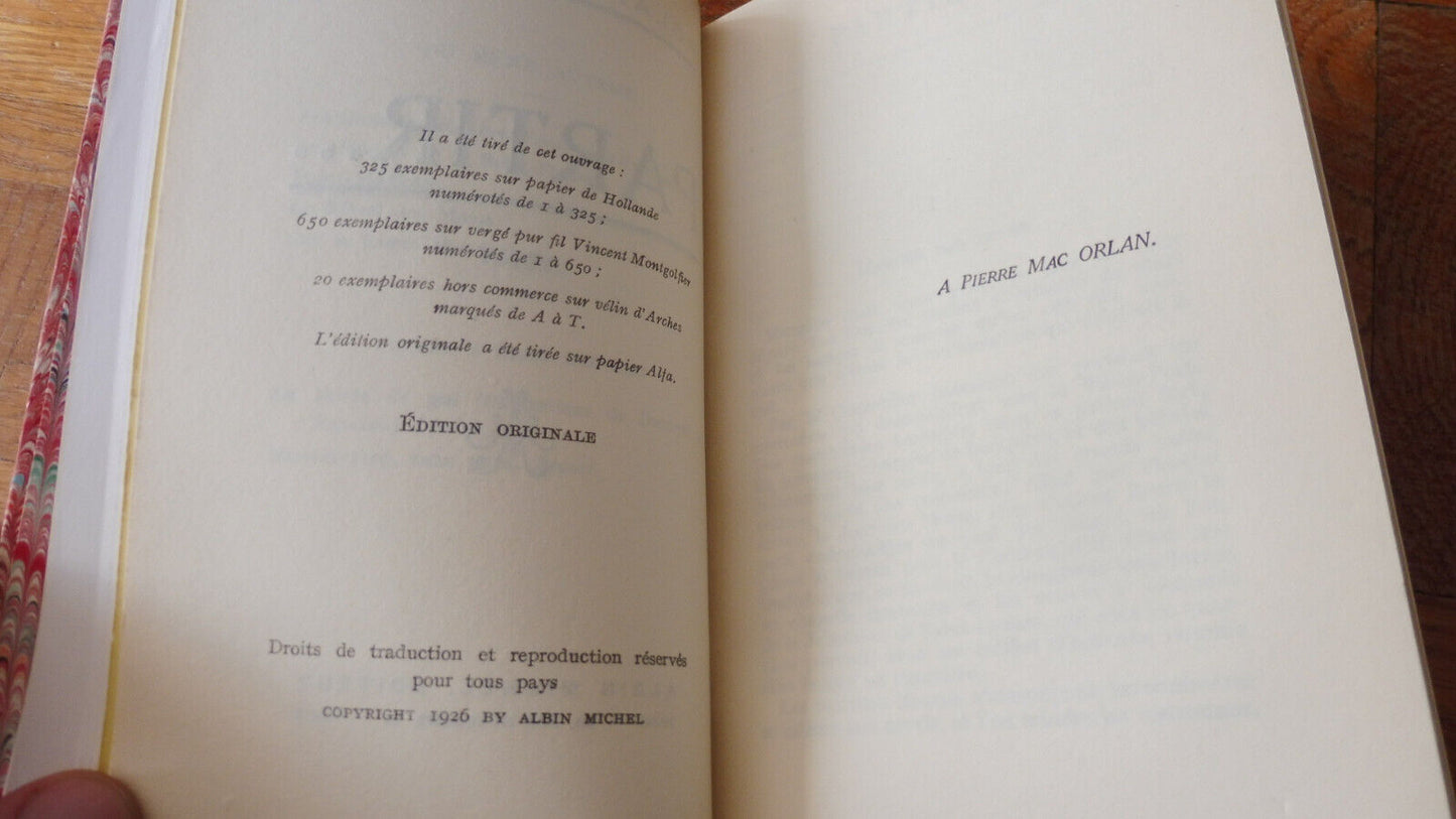 Partir... (Roland Dorgelès) 1926 EO ALFA