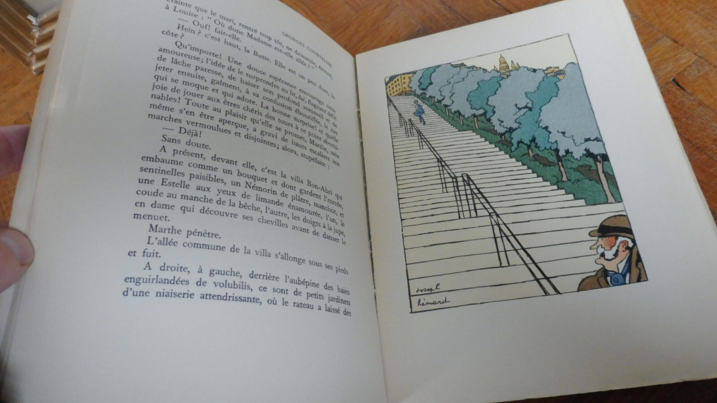 Les Linottes (Georges Courteline) 1934 VELIN illus. Hémard