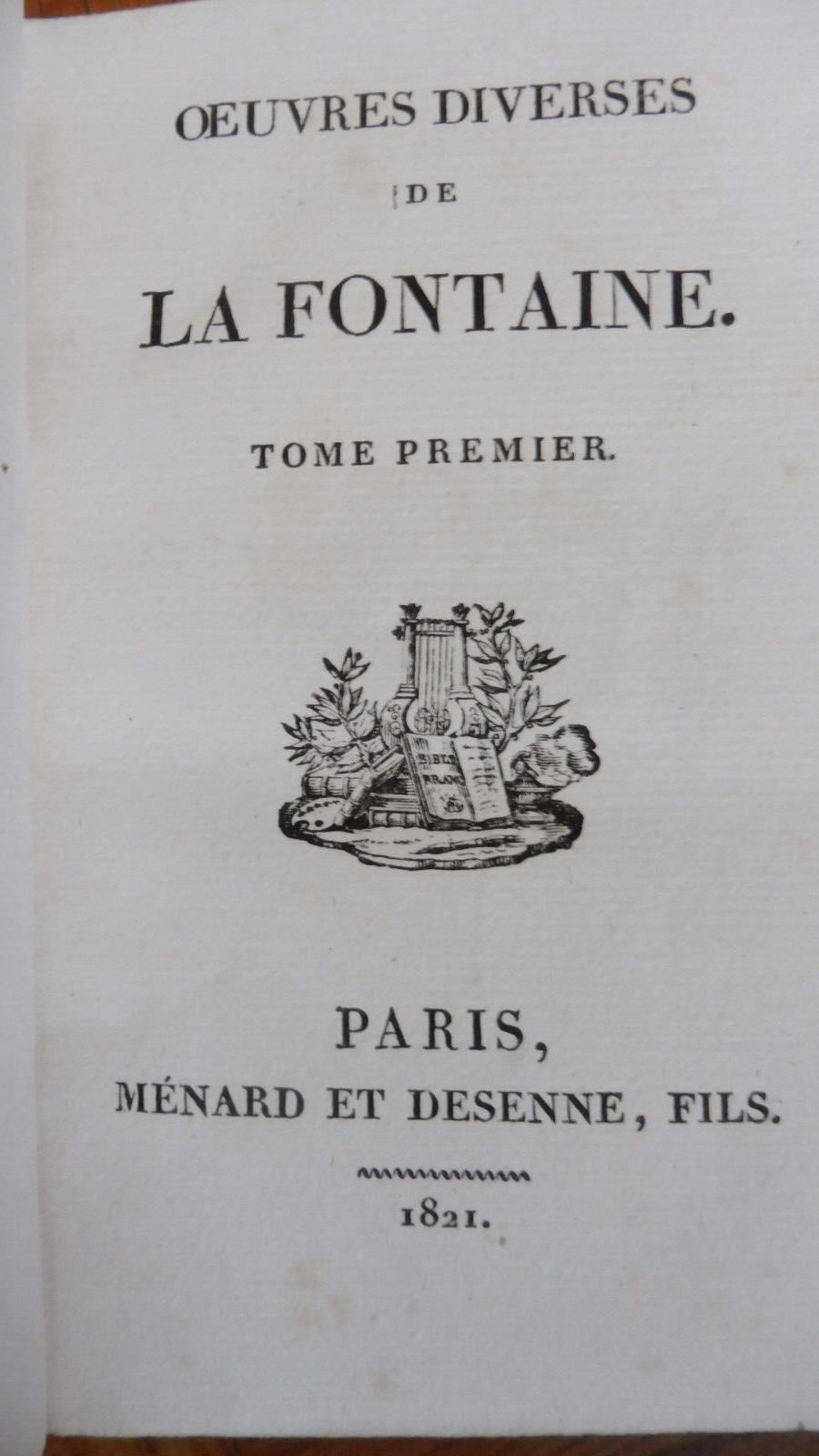 Oeuvres de La Fontaine 1817-21 4 vol.